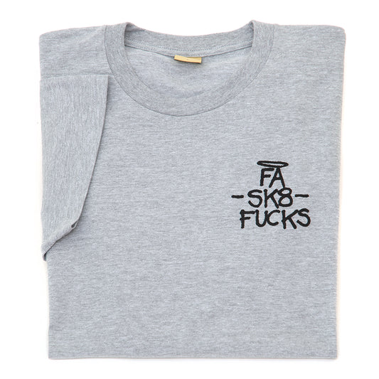 Sk8 Fucks S/S T-Shirt (Heather Grey)