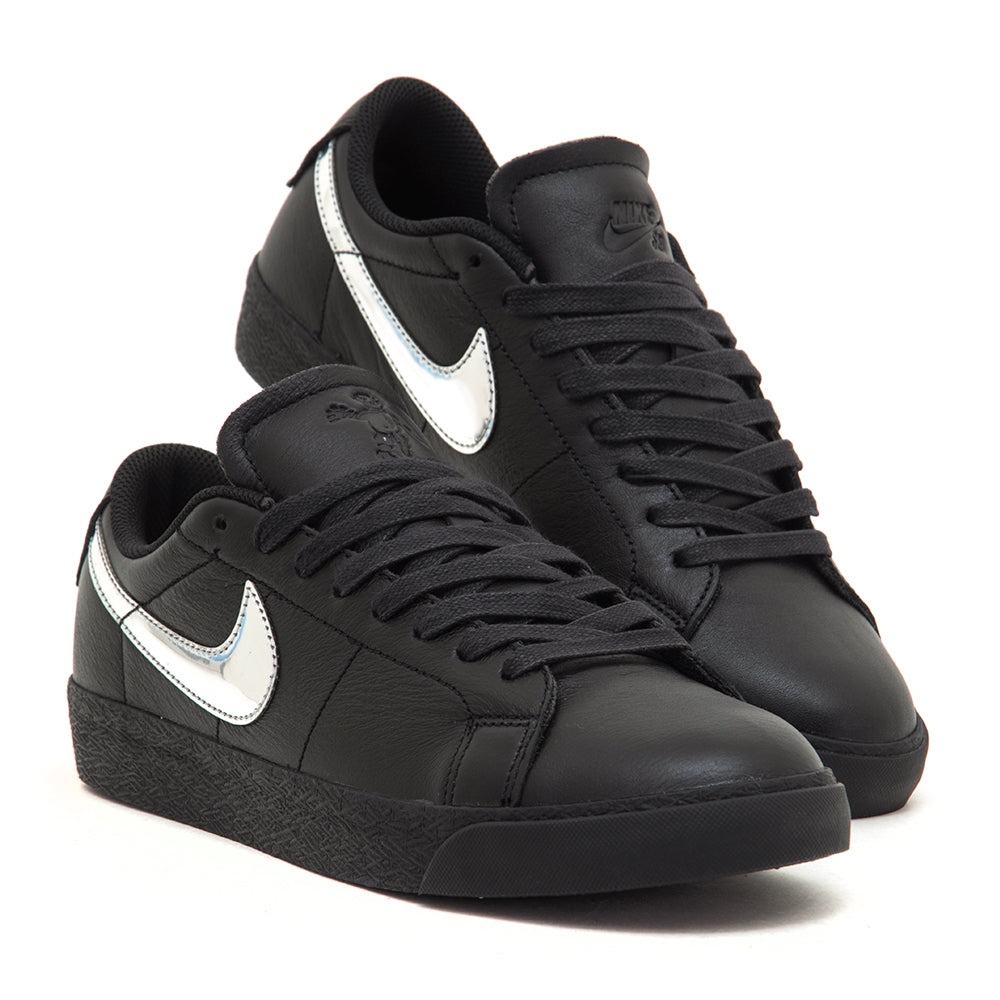 Nike SB x Dancer Zoom Blazer Low Black Metallic Silver 6.5