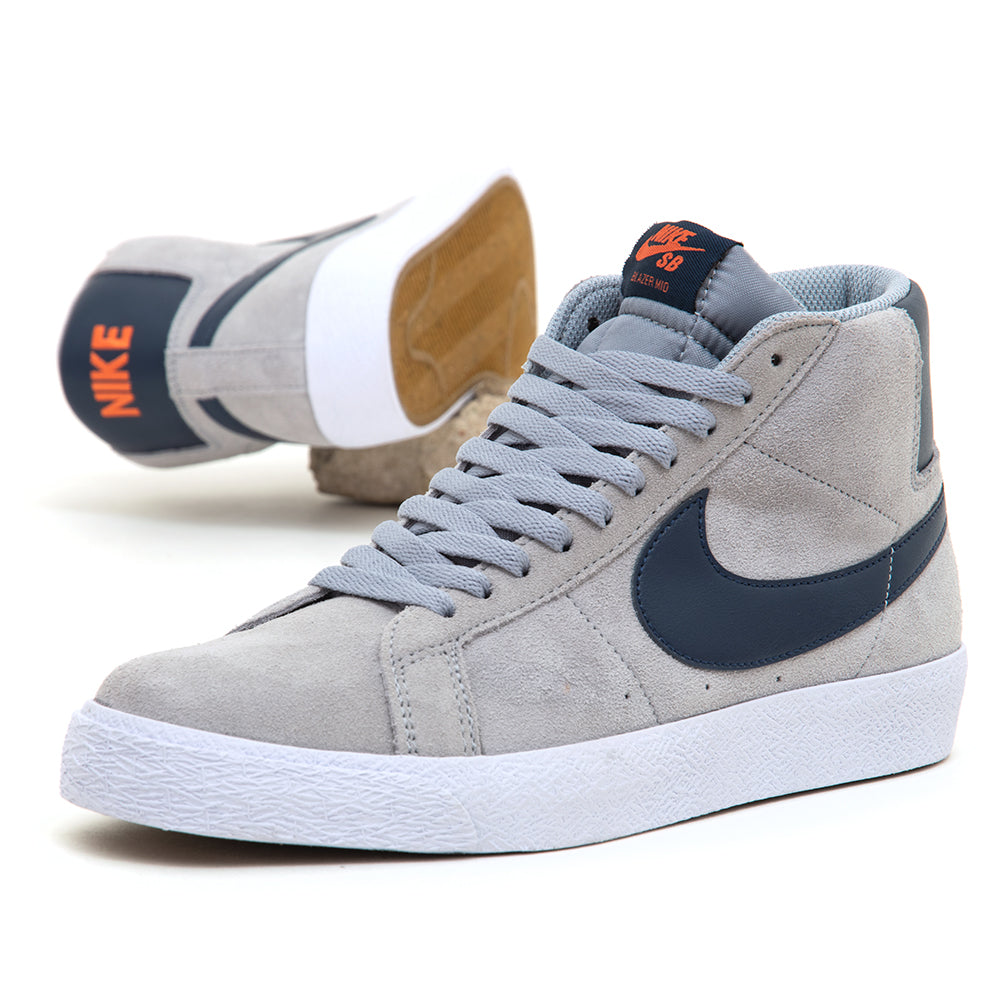 Zoom Blazer Mid (Wolf Grey / Midnight Navy)