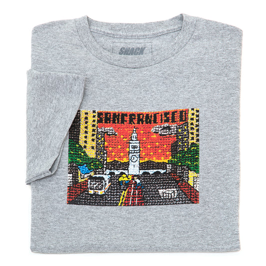 S.F. Postcard T-Shirt (Grey)