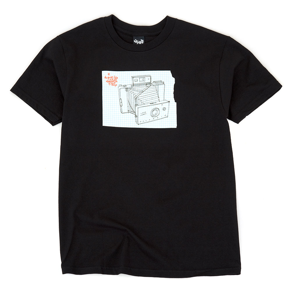 Hecox Polaroid Camera S/S T-Shirt (Black)