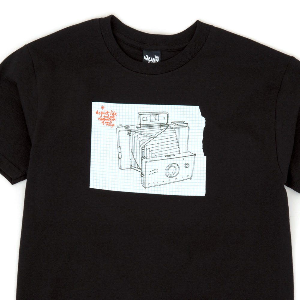 Hecox Polaroid Camera S/S T-Shirt (Black)