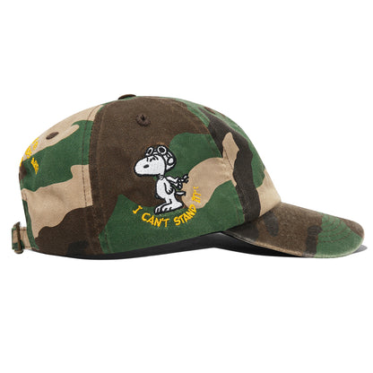 Rats 6-Panel Strapback Hat (Washed Camo)
