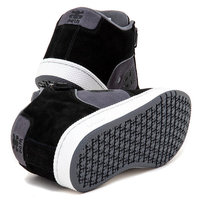 Grasshopper (Black / Grey Suede)