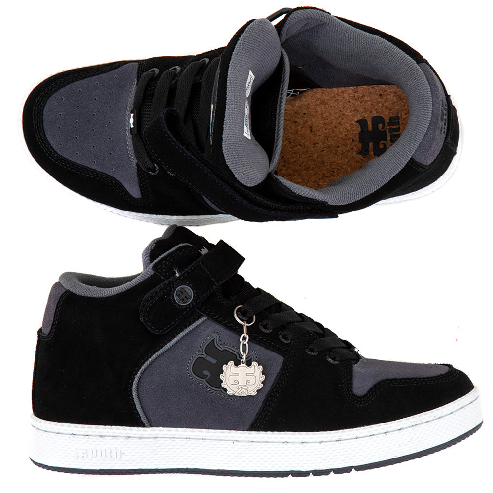 Grasshopper (Black / Grey Suede)