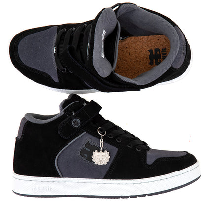 Grasshopper (Black / Grey Suede)