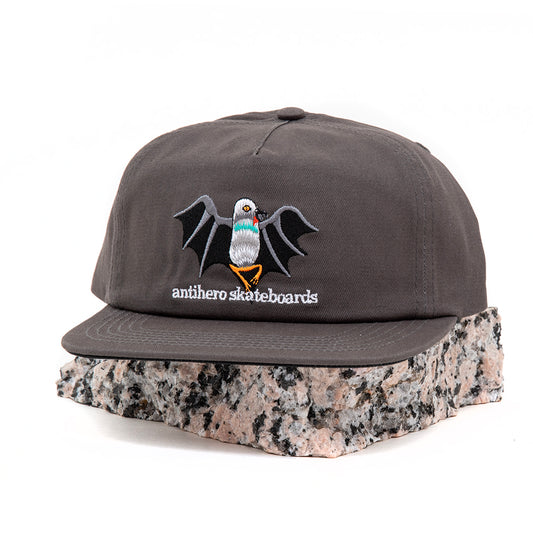 Vampigeon 5 Panel Snapback Hat (Charcoal)