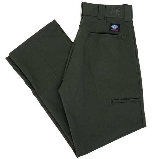 Jamie Foy Loose Straight Twill Pant (Olive)