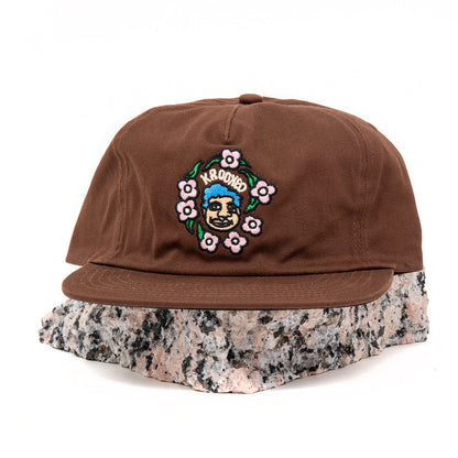 Sweatpants Redux 5 Panel Snapback Hat (Brown)
