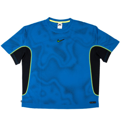 Ishod S/S Jersey Top (Brilliant Blue / Black)