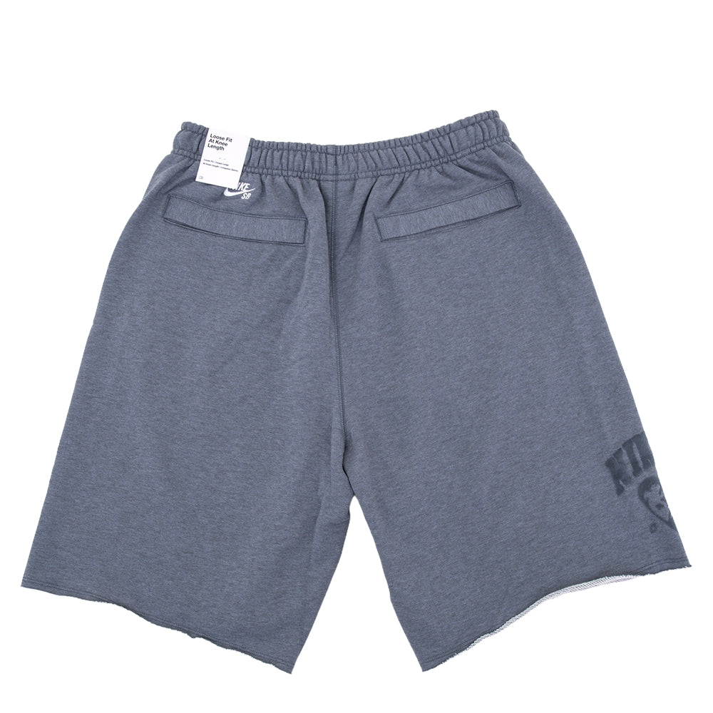 Ssize　Graphic Sweat shorts HEATHER Graphic Fleece Skate Short (Cool Grey / Heather / White) – Uprise