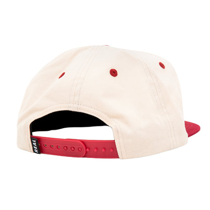 Pier Seven 5 Panel Snapback Hat (Natural)