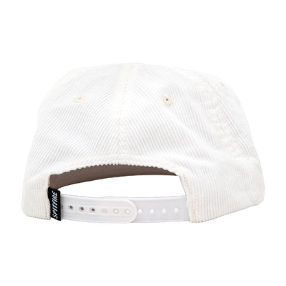 Adj. Team Bighead Script 5 Panel Snapback Hat (White)