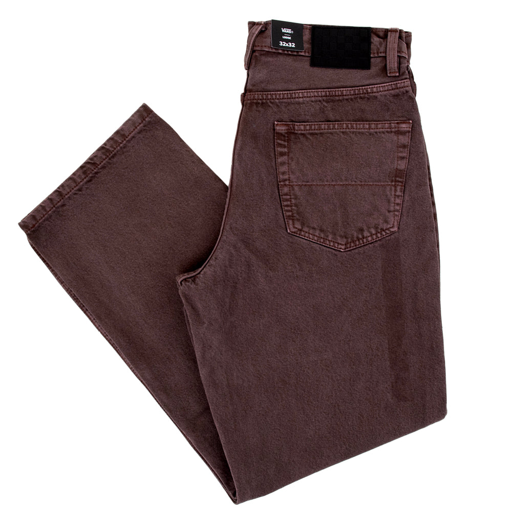 Skate Check-5 Loose Denim Pant (Dark Brown)