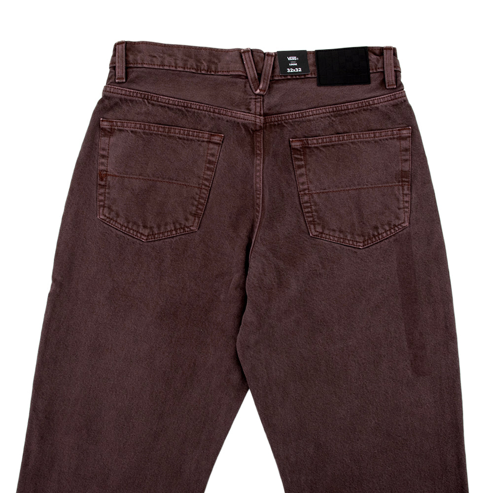 Skate Check-5 Loose Denim Pant (Dark Brown)