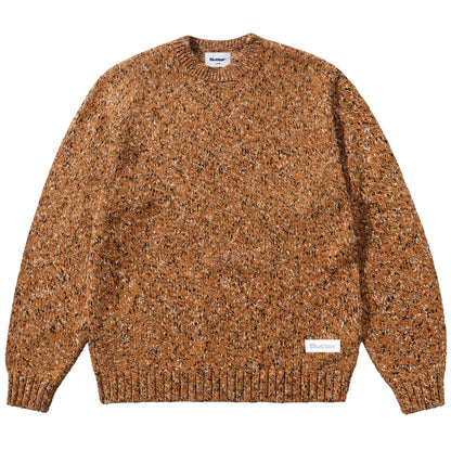 Speckle Knit Crewneck Sweater (Copper)