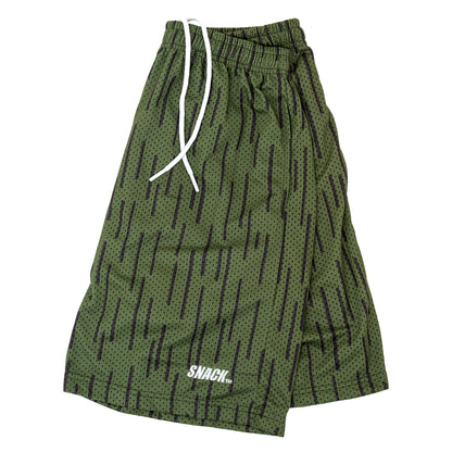 Rain Camo Mesh Shorts (Green)