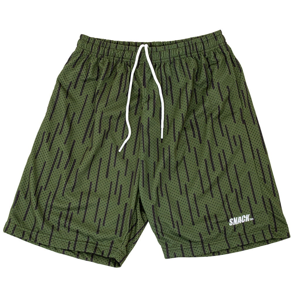 Rain Camo Mesh Shorts (Green)