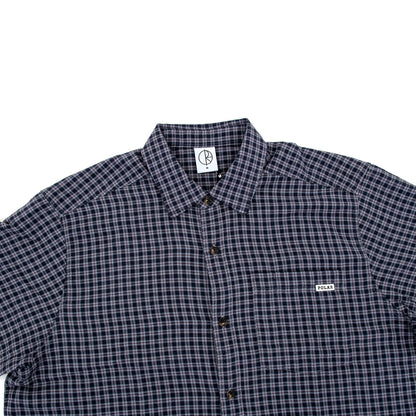 Mitchell S/S Button Up Shirt (Petrol / Bordeaux)