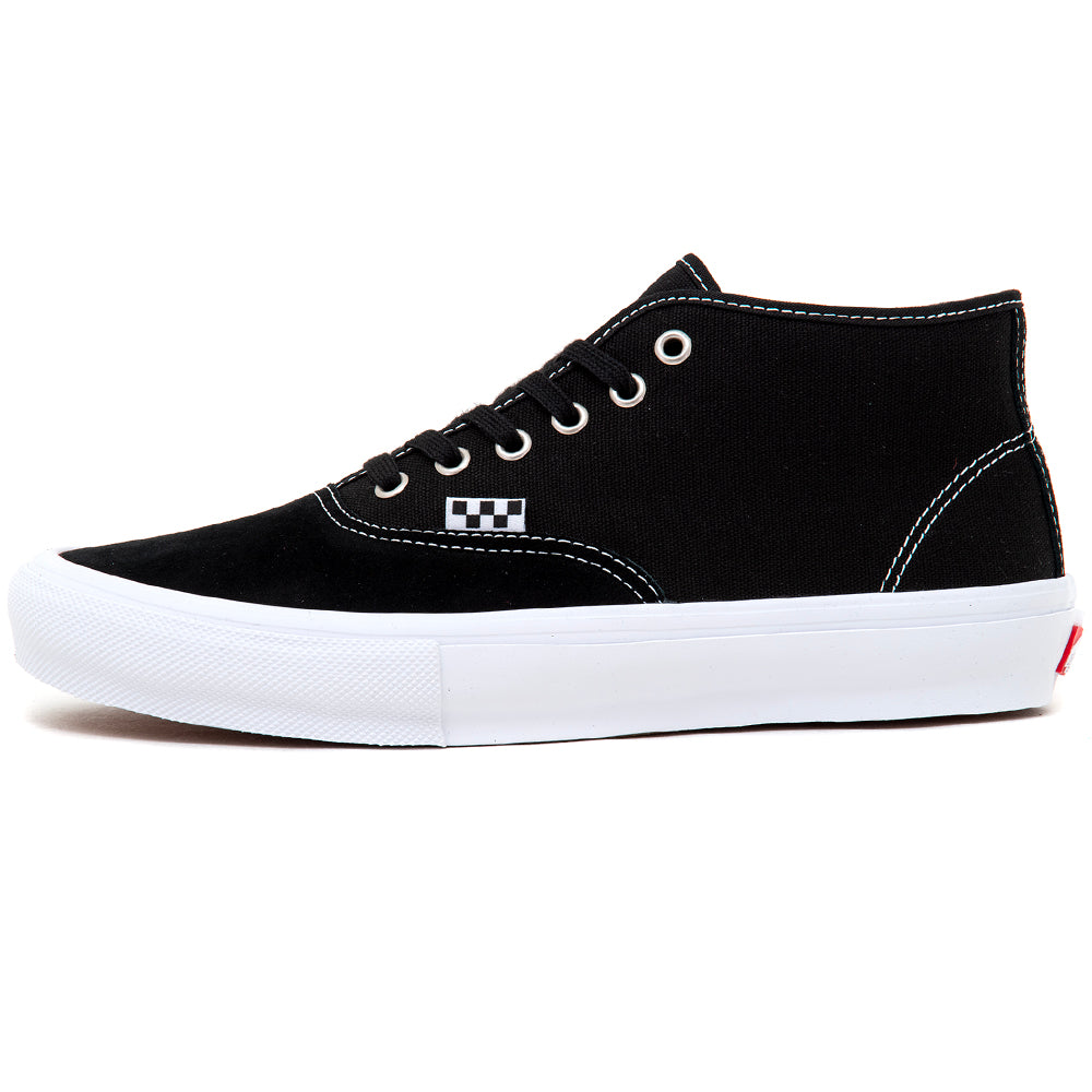 Skate Authentic Mid (Black / White)