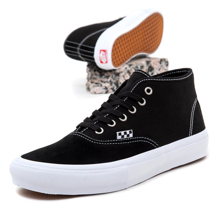 Skate Authentic Mid (Black / White)