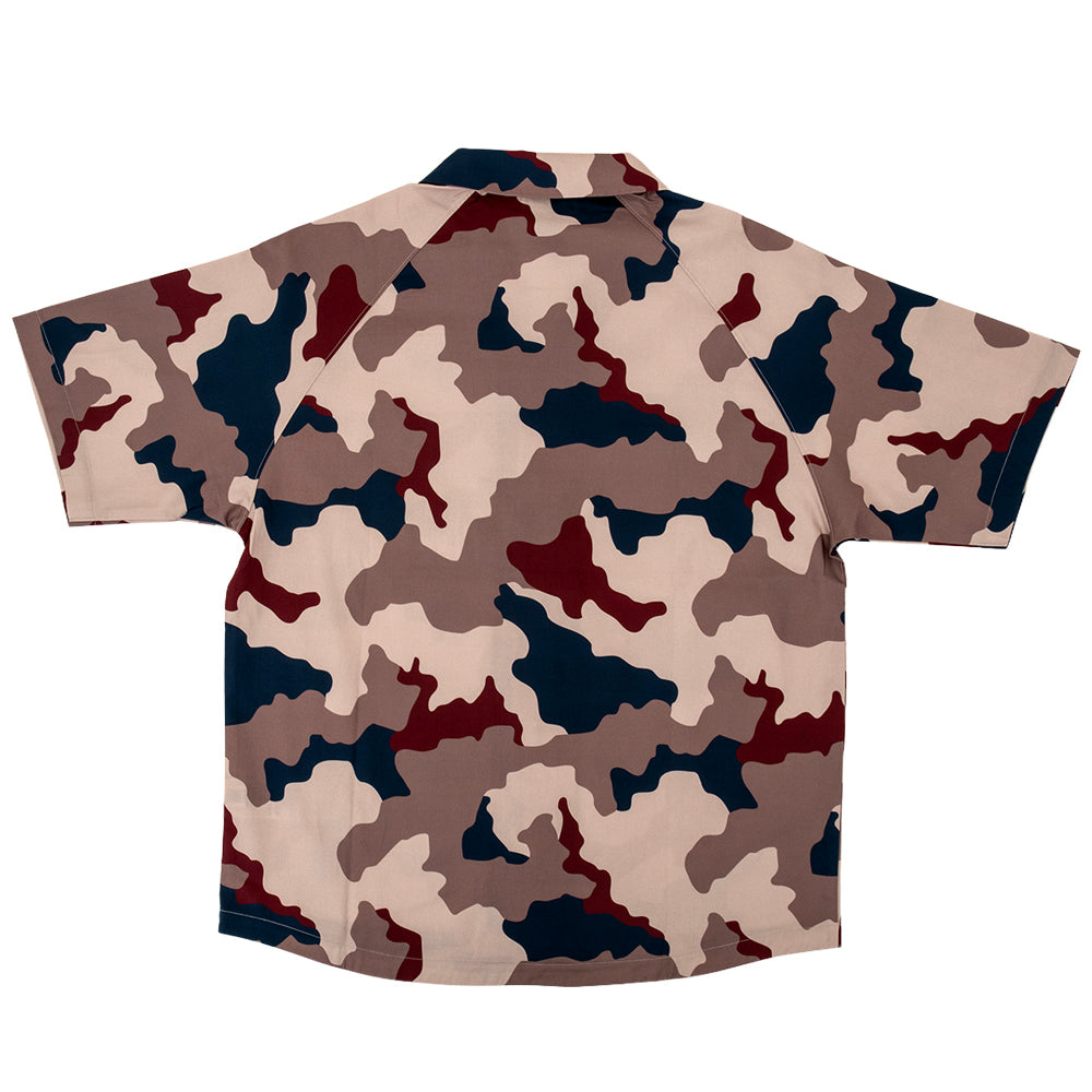 FS + Button Up S/S Shirt (Khaki Three / Khaki Six / Aurora Ink / Shadow Red)