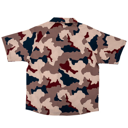 FS + Button Up S/S Shirt (Khaki Three / Khaki Six / Aurora Ink / Shadow Red)