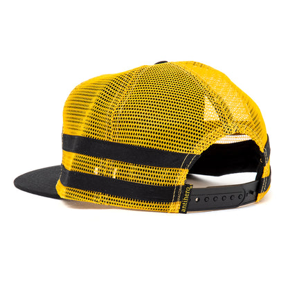 Basic Eagle Snapback Hat (Black / Yellow)