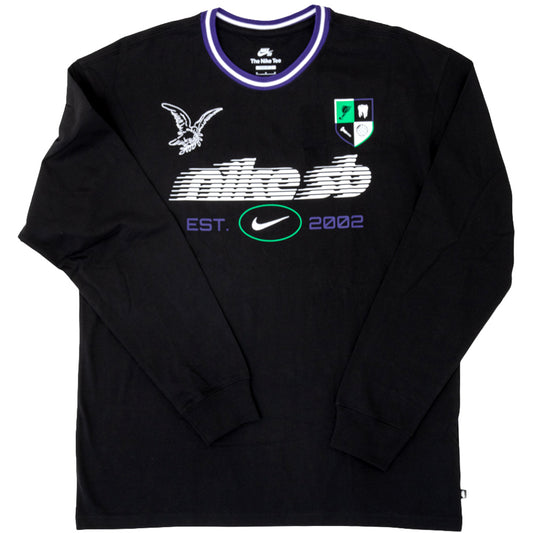 L/S Skate Rugby T-Shirt (Black)