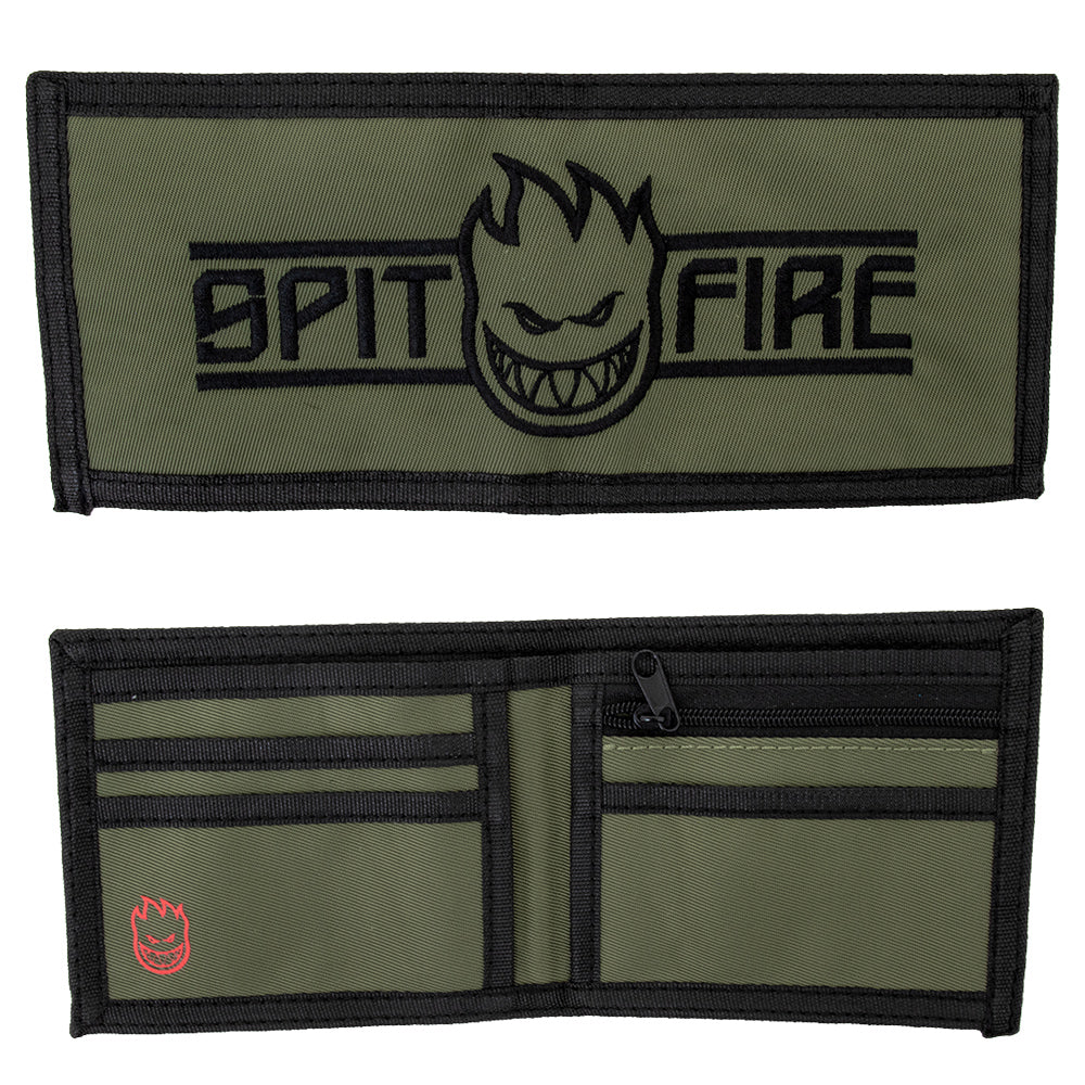 LTB Bighead Script Bi-fold Wallet (Olive / Black)