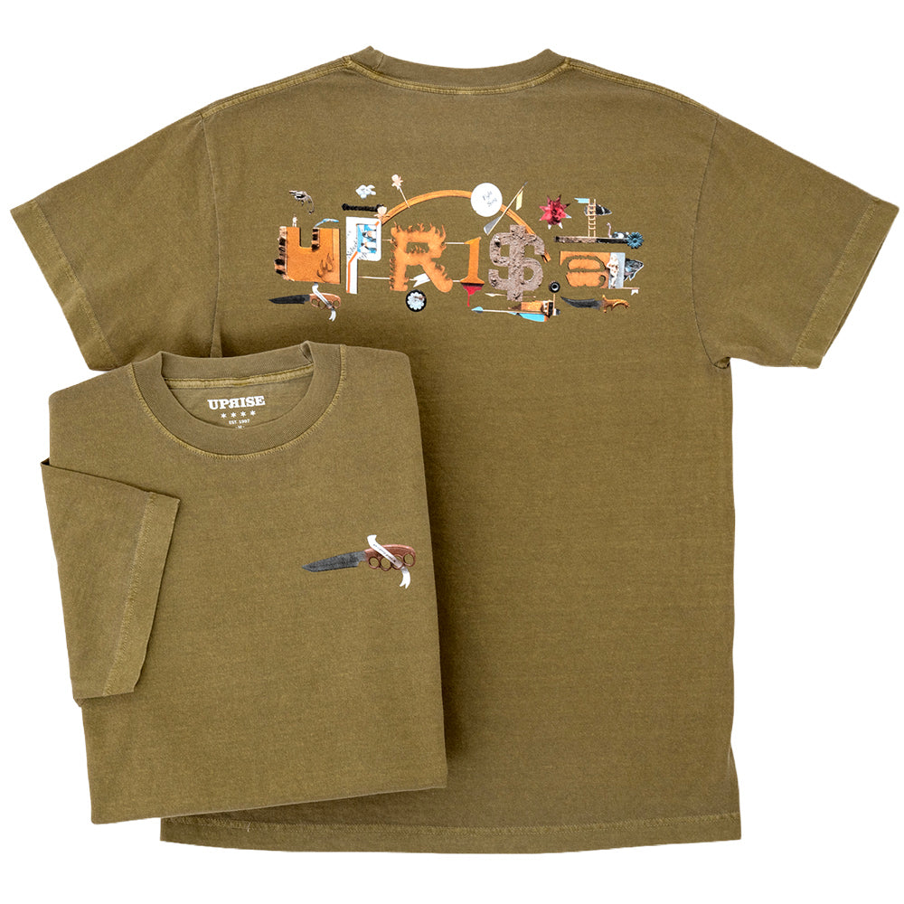 Fight Song T-shirt (Faded Army)