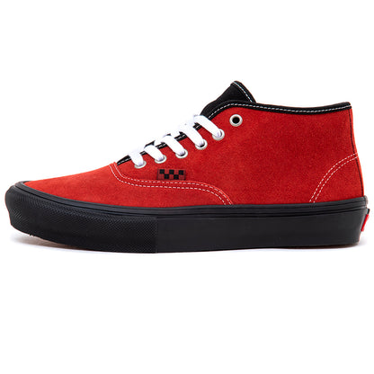 Skate Authentic Mid (Poppy Ember Red)