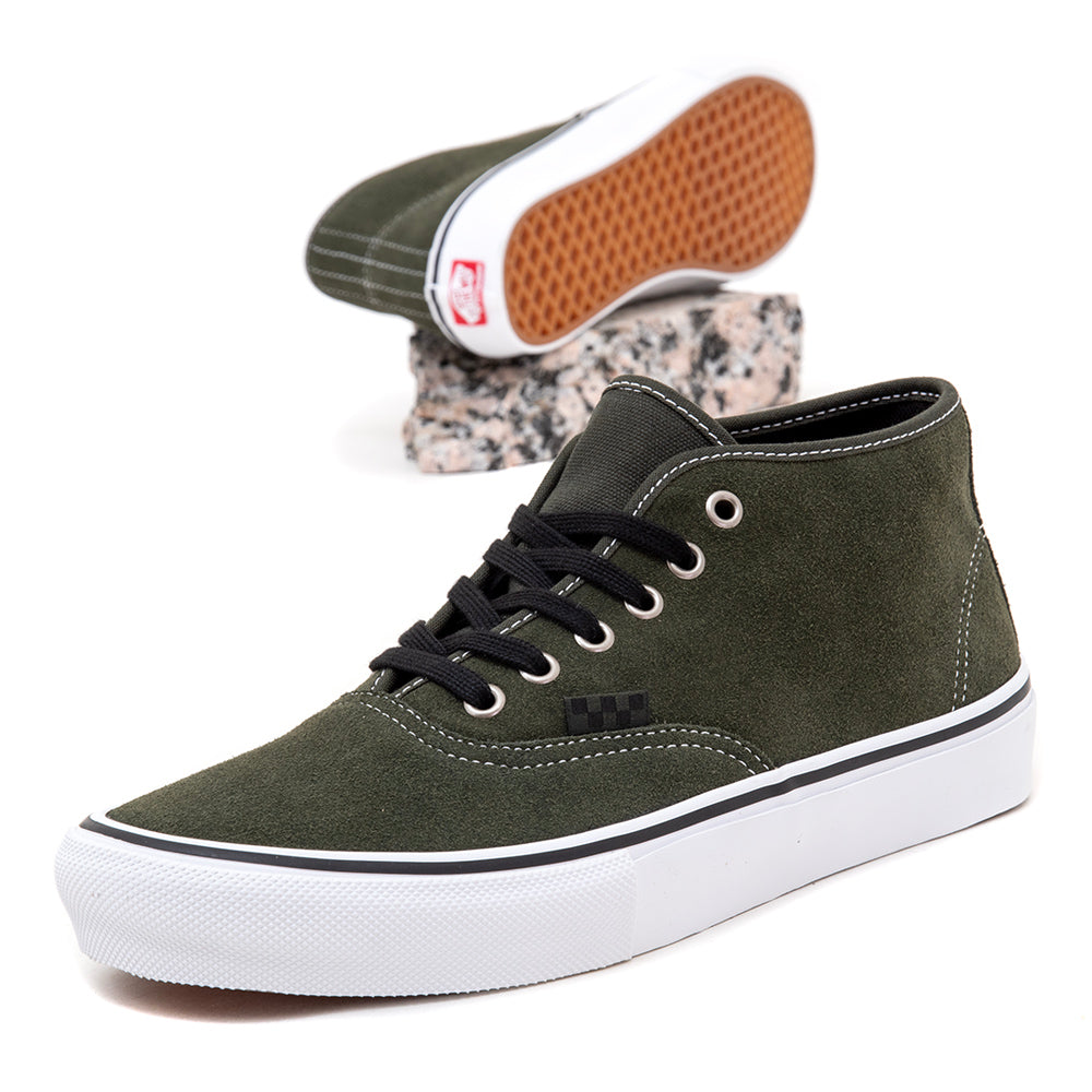 Skate Authentic Mid (Obsidian Fern)