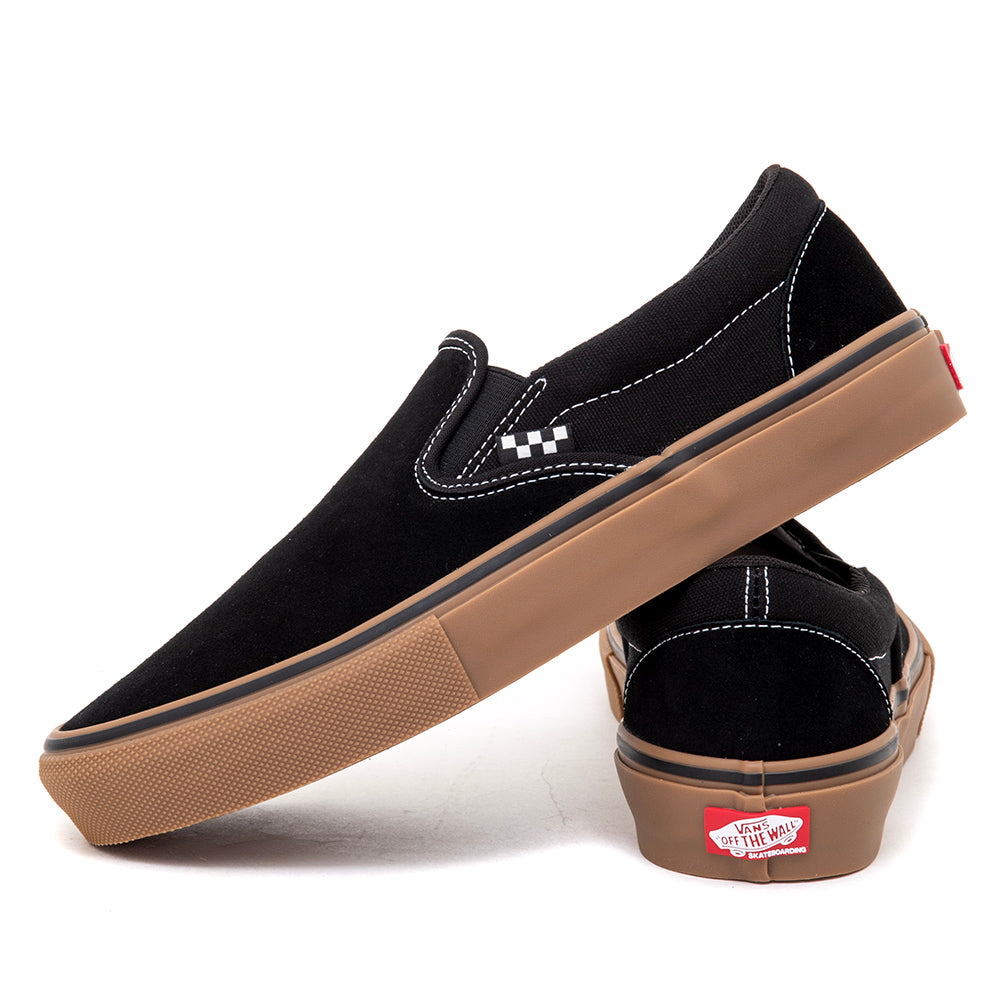 Skate Slip-On (Black / Gum / White) – Uprise Skateshop