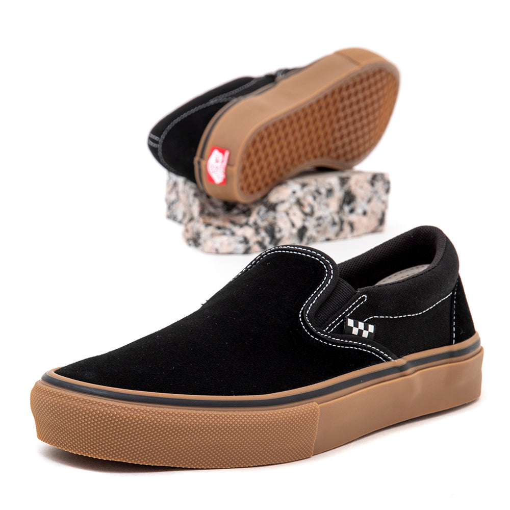新品 US26.5cm VANS Skate Slip-On Black Gum Skate Slip-On (Black / Gum / White) – Uprise Skateshop