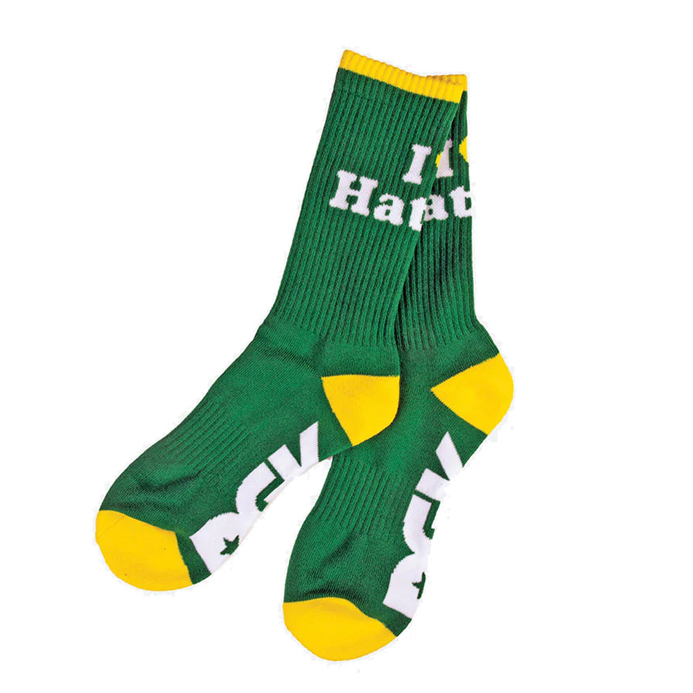 Haters Socks (Green / Yellow)