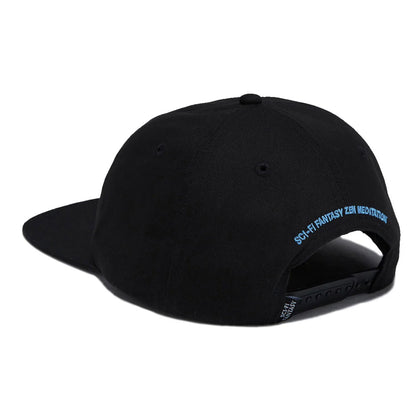 Pegasus 6 Panel Snapback Hat (Black)