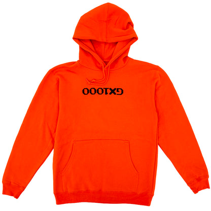 OG Logo Upside Down Hooded Sweatshirt (Orange)