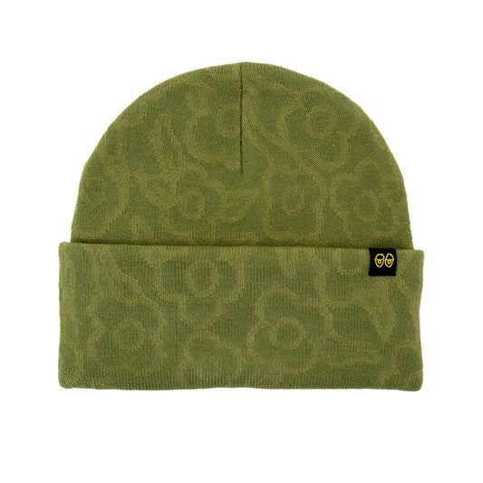 Flowers Eyes Beanie (Olive)