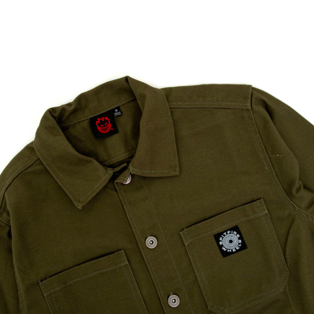 Classic 87' Swirl Shirt Jacket (Olive)