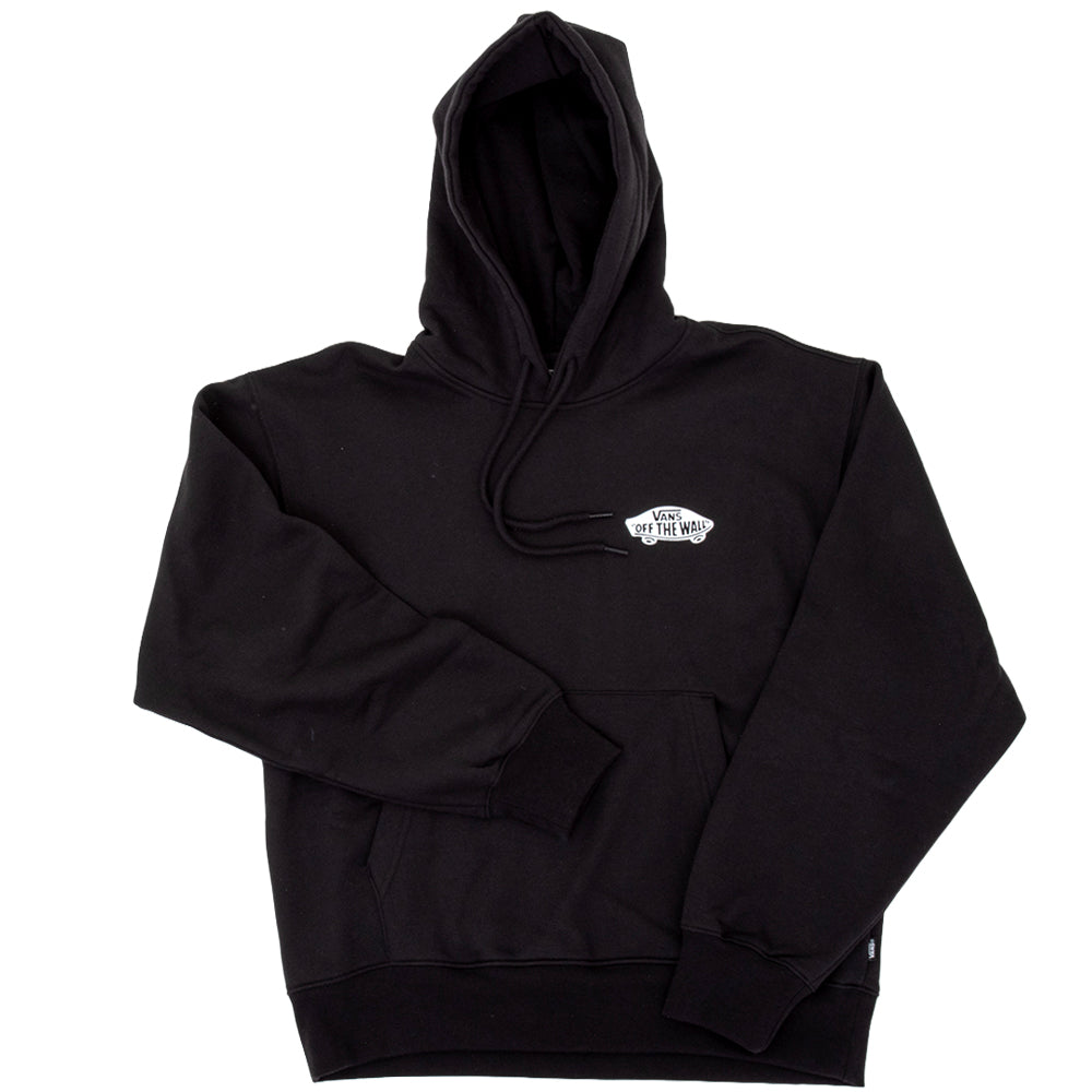 Double Standard Pullover Hooded Sweatshirt (Black / White)