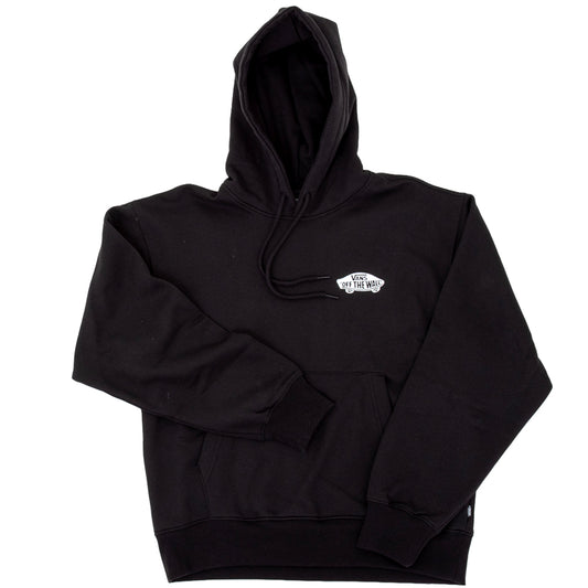 Double Standard Pullover Hooded Sweatshirt (Black / White)