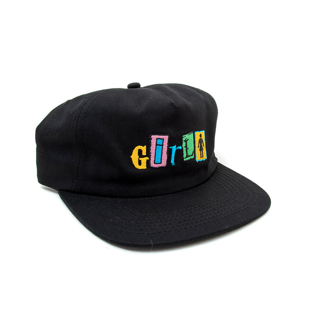 Out To Lunch 5 Panel Snapback Hat (Black)