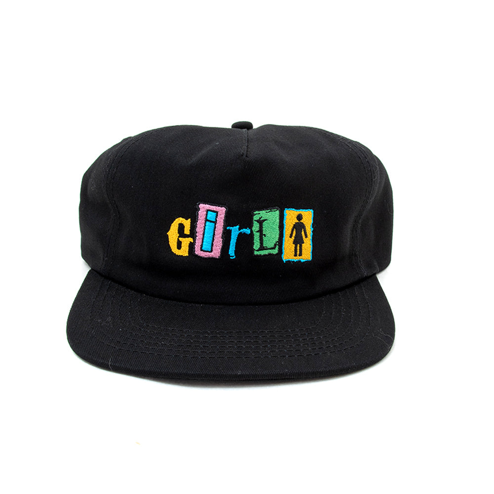 Out To Lunch 5 Panel Snapback Hat (Black)