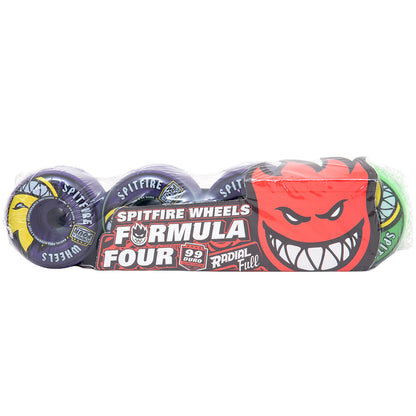 56mm Formula Four Radial Full Wheels Swirl (99D)