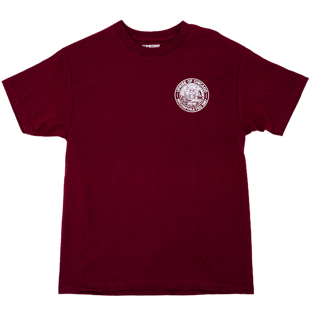 Incorporated Seal T-shirt (Burgundy)