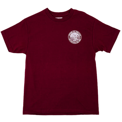 Incorporated Seal T-shirt (Burgundy)