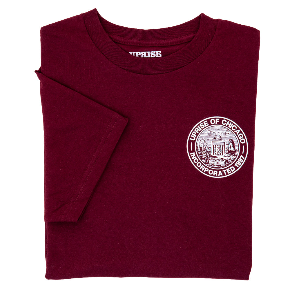 Incorporated Seal T-shirt (Burgundy)