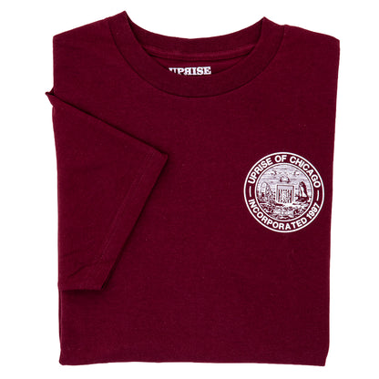 Incorporated Seal T-shirt (Burgundy)