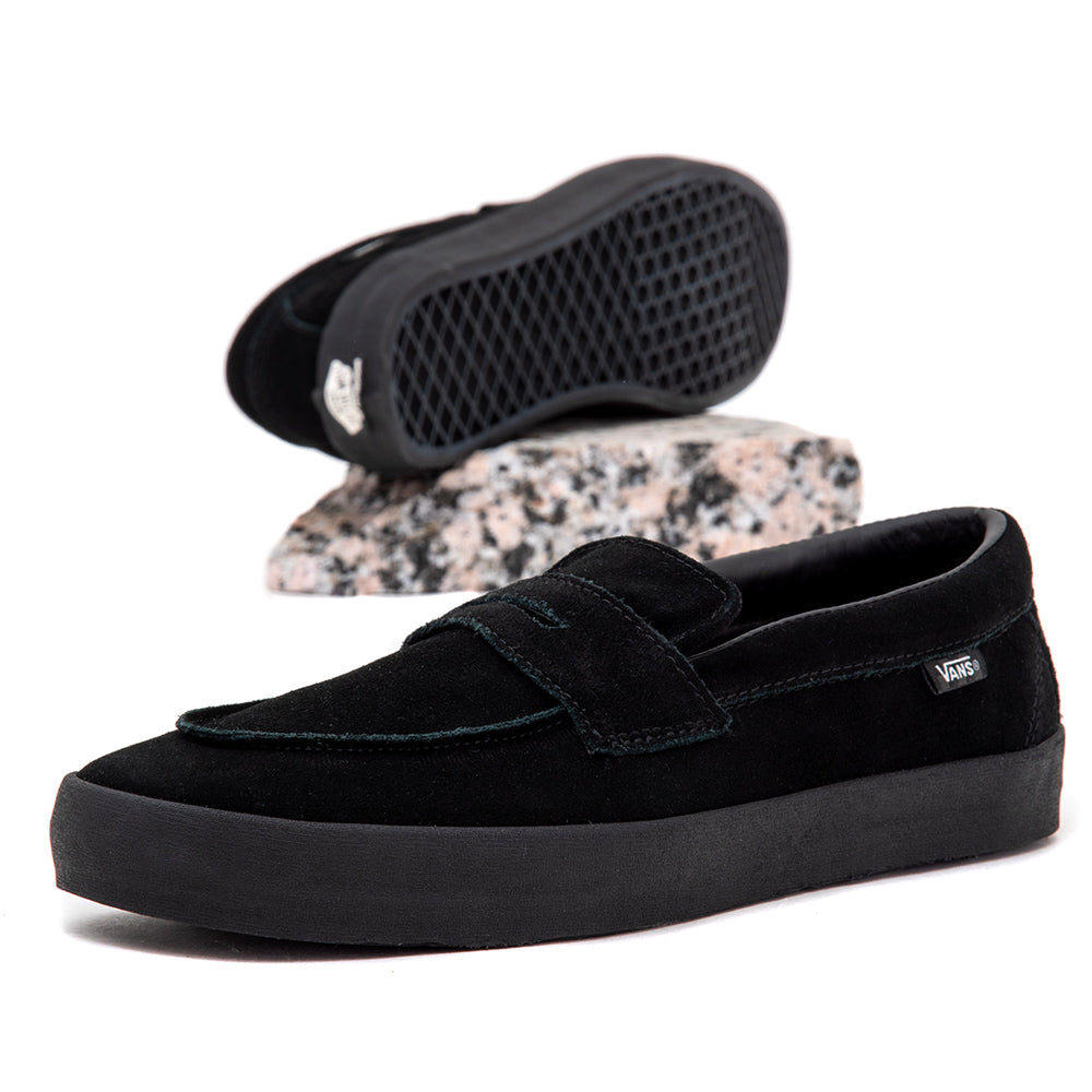 Skate Loafer (Suede Black / Black) VBU – Uprise Skateshop